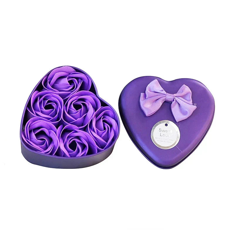 Soap Rose Scented Flower Gift Set for Home Decor and Special Occasions