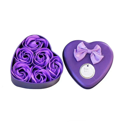 Soap Rose Scented Flower Gift Set for Home Decor and Special Occasions