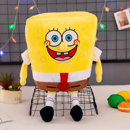 Big Size Cute SpongeBob & Patrick Star Plush Toy - Soft Hug Pillow Gift