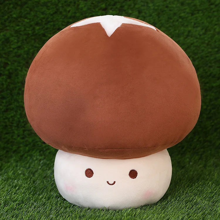 Cute Kawaii Shiitake Mushroom Plush Toy - Soft & Lifelike Gift for Kids