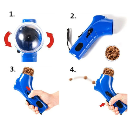 Dog Food Launcher - Interactive Pet Snack Feeder