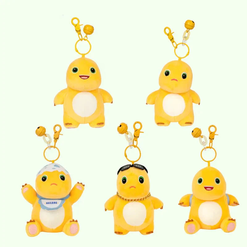 Mini Dragon Plush Keychain Soft Character Doll