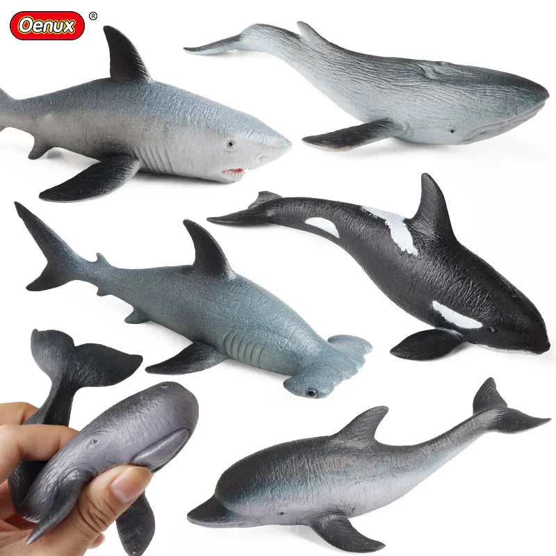 Sea Life Animals Soft Action Figures