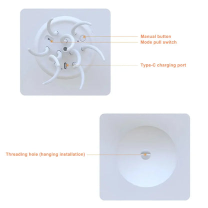 Voice Control Jellyfish Led Night Lamp