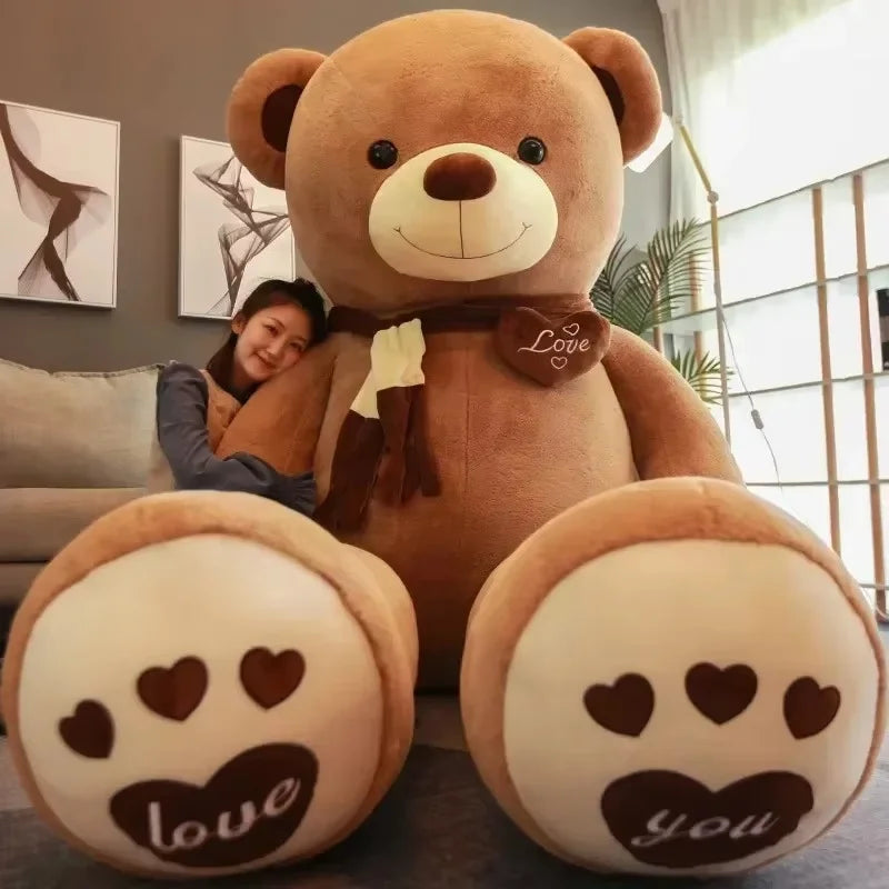 Giant Pink Teddy Bear Plush Pillow