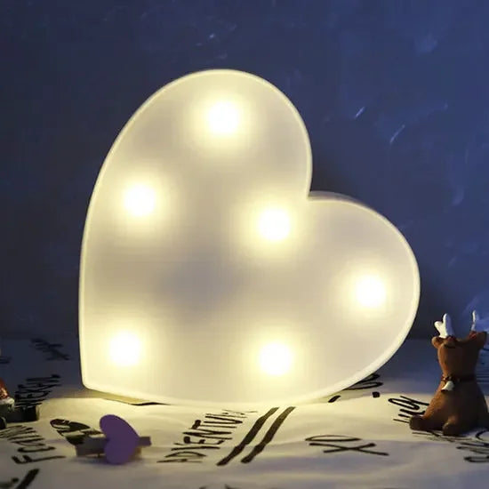 Romantic Heart LED Night Light for Valentine's Day Gift