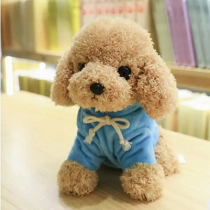 Kawaii Teddy Dog Plush Toy in Hoodie - Perfect Gift for Kids!