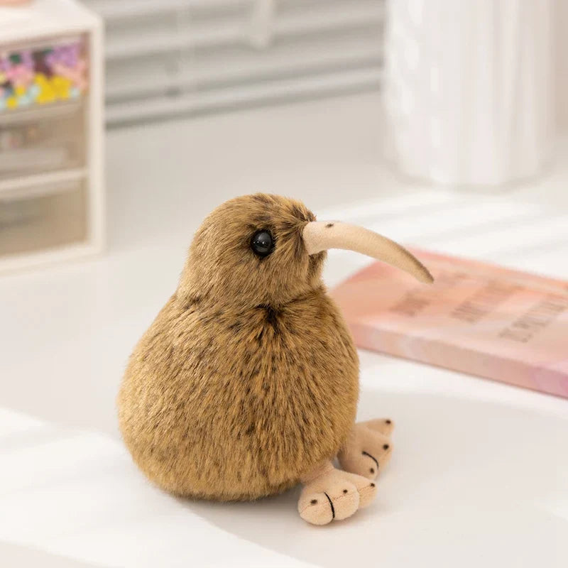 Kiwi Bird Plush Toy Soft Stuffed Animal Pillow for Home Decor