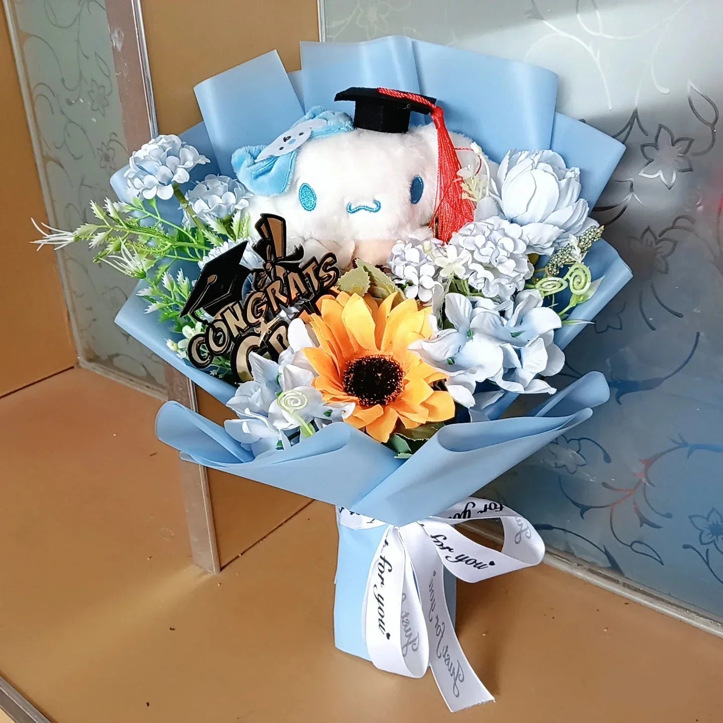 Anime Kuromi Hello Kitty Plush Doll Kawaii Bouquet Toy