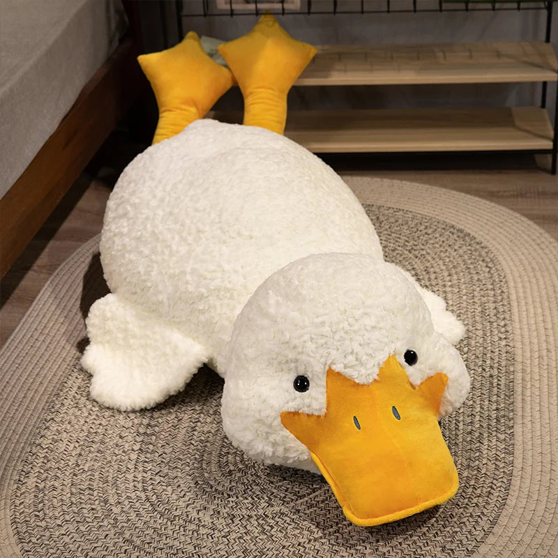Big Duck Plush Toy Soft Stuffed Animal Pillow Cushion