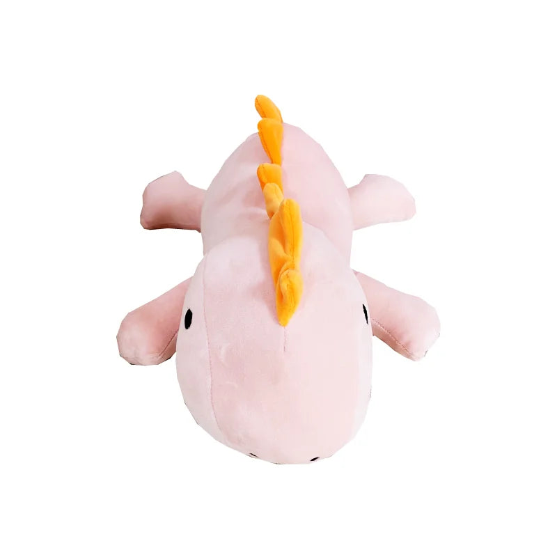Cute Pink Dinosaur Weighted Plush Toy - Soft Sleep Pillow for Kids