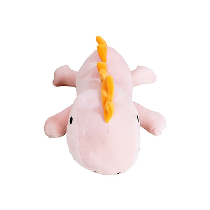 Cute Pink Dinosaur Weighted Plush Toy - Soft Sleep Pillow for Kids
