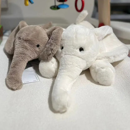 Ultra Soft Grey Elephant Plush with Flappy Ears