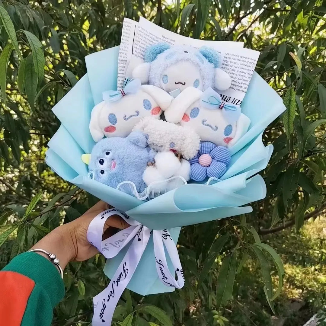 Kuromi Plush Flower Bouquet Soft Toy Gift for Girls