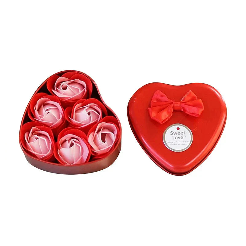 Soap Rose Scented Flower Gift Set for Home Decor and Special Occasions