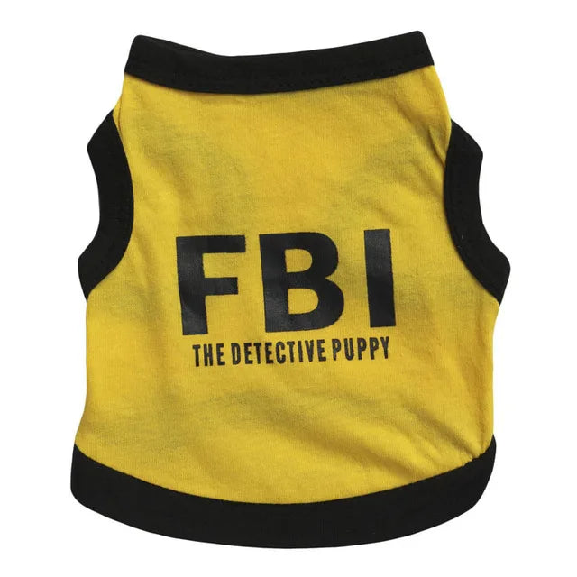 FBI Print Dog Vest
