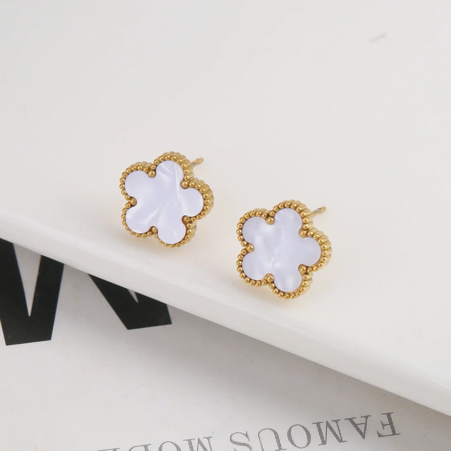 Gold Plated Five Leaf Flower Adjustable Bracelet