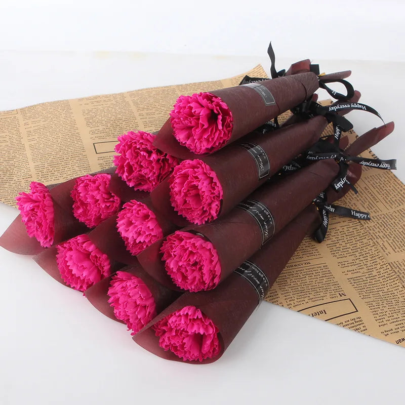 Soap Rose Bouquet Set of 10