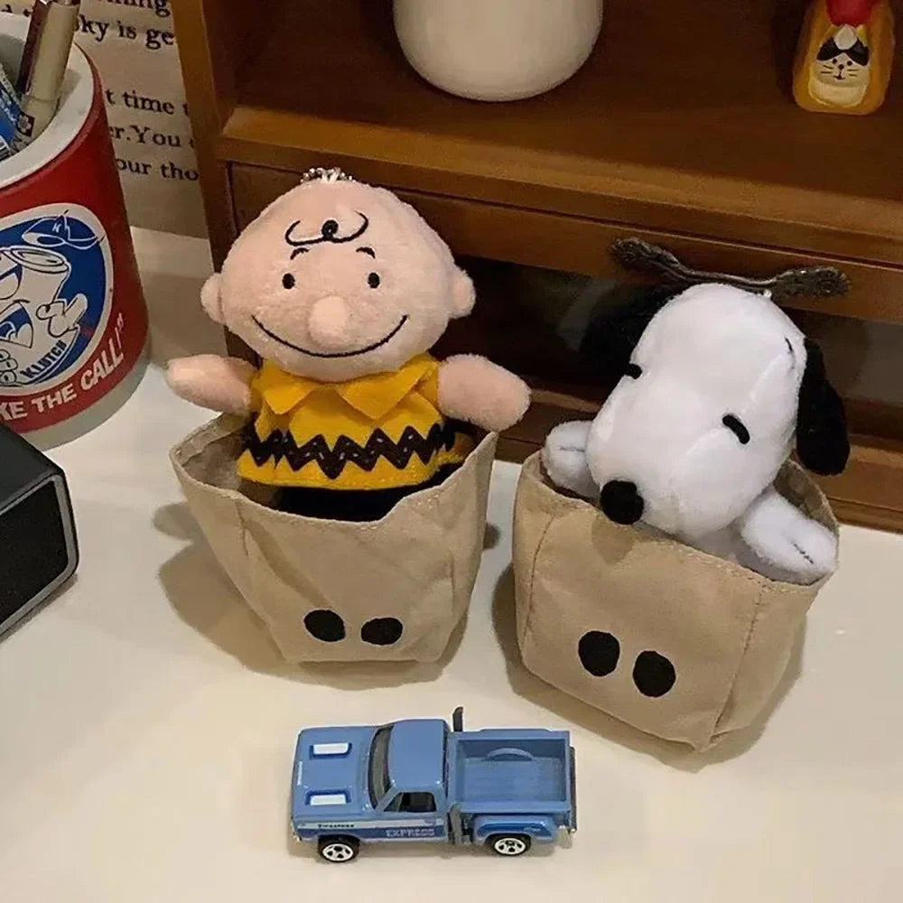 Snoopy & Charlie Brown Kawaii Keychain