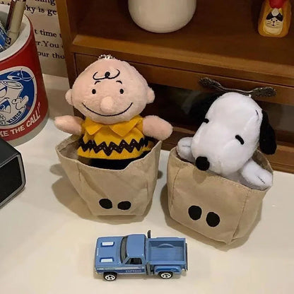 Snoopy & Charlie Brown Kawaii Keychain