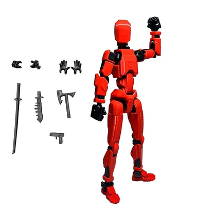 Lucky 13 Figure Toys Dummy 3D Printed Movable Shapeshift Robot Action Figuras