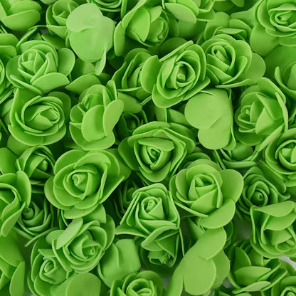 Foam Rose Heads 3.5cm - DIY Artificial Flowers for Wedding, Valentine's Day, and Home Decoration