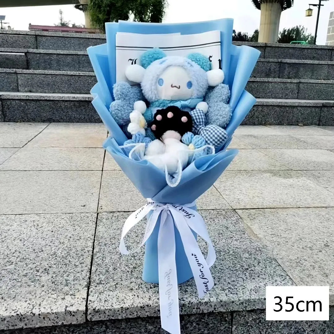 Kuromi Plush Flower Bouquet Soft Toy Gift for Girls