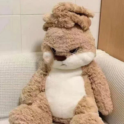 Large Angry Rabbit Plush Toy Soft Cute Stuffed Animal