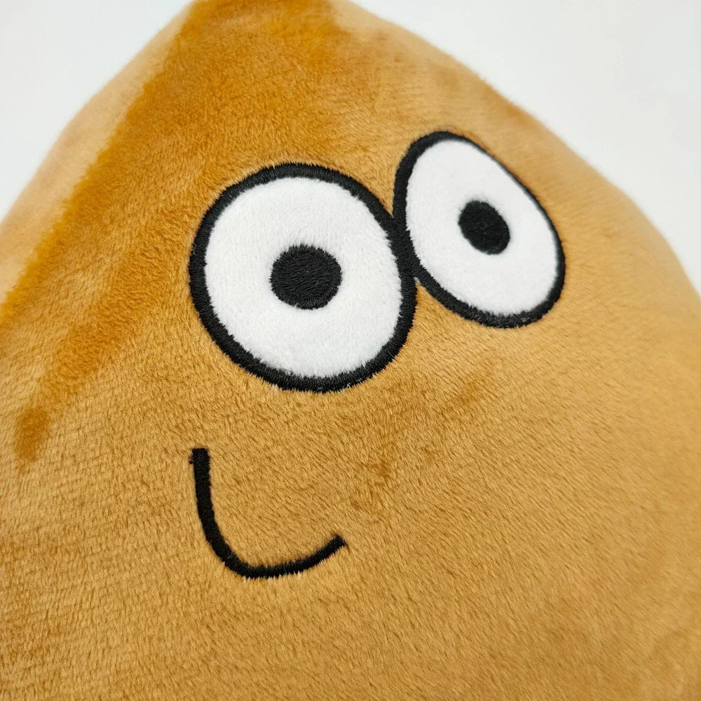 My Pet Alien Pou Plush - Adorable Smiley Face Doll for Kids' Gifts