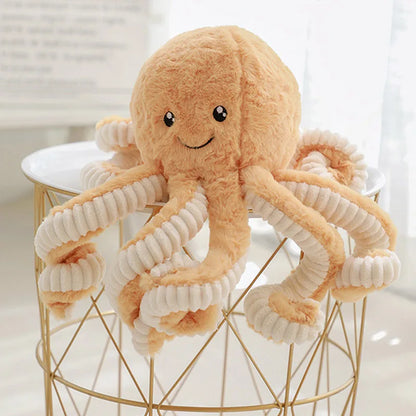 Simulation Octopus Plush Toy - Cute Ocean Creature with Sound