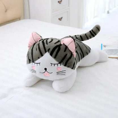 Cute Cat Plush Toy - Soft Cheese Doll for Kids