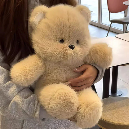 Kawaii Running Bear Plush Toy Soft Stuffed Animal for Kids and Home Decor