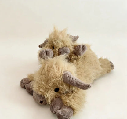 Highland Cow Plush Doll 45cm