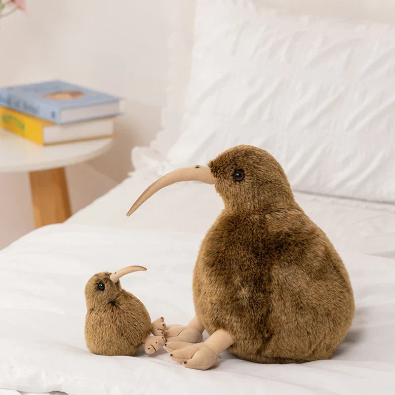 Kiwi Bird Plush Toy Soft Stuffed Animal Pillow for Home Decor