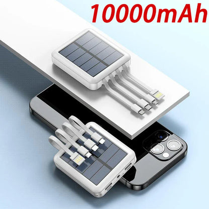 4 In 1 Solar Charging Power Bank