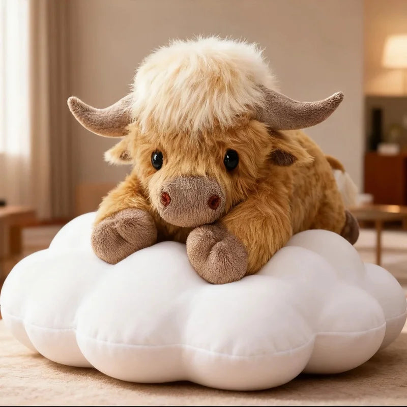 Highland Cow Plush Doll 45cm