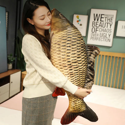 Funny Fish Plush Toy - Soft Carp Pillow for Kids & Creative Sleep Cushion