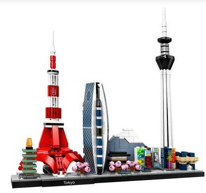 New York London Pairs Dubai Lanmark City Skyline Building Blocks