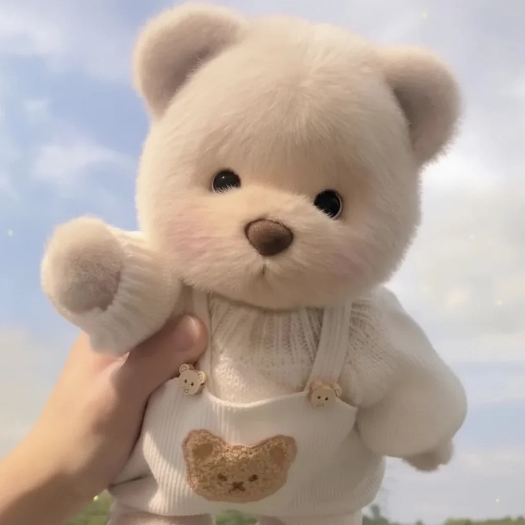 Handmade Teddy Bear Plush Doll with Outfit 30cm
