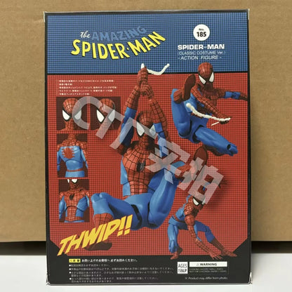 Spiderman Mafex 185 Classic Costume Anime Figure