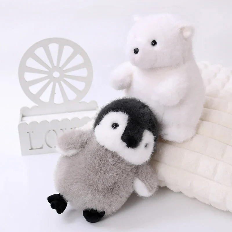 Kawali Fluffy Penguin Plush Toy - Soft Stuffed Animal for Kids and Gifts