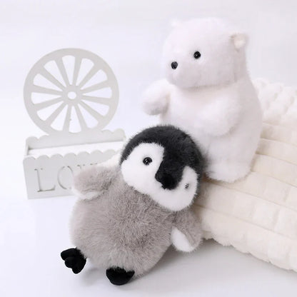Kawali Fluffy Penguin Plush Toy - Soft Stuffed Animal for Kids and Gifts