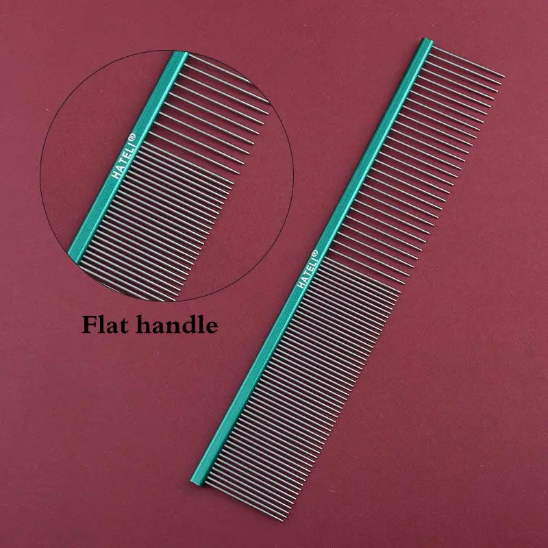 Light Aluminum Pet Comb Professional Dog Grooming Tool 5 Colors