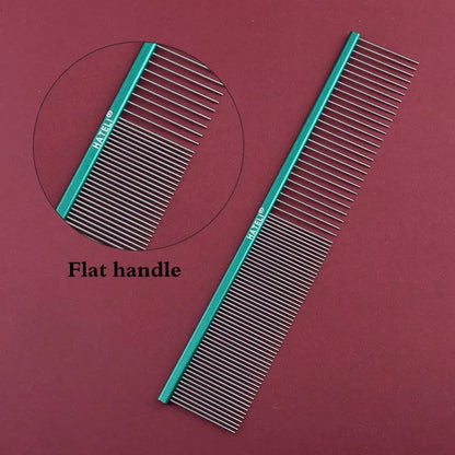 Light Aluminum Pet Comb Professional Dog Grooming Tool 5 Colors
