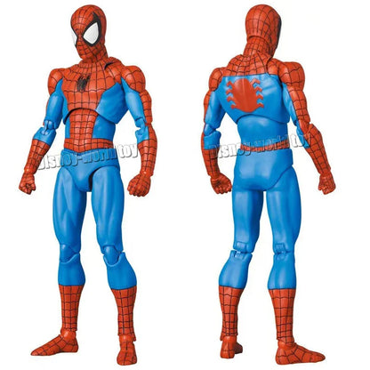 Spiderman Mafex 185 Classic Costume Anime Figure