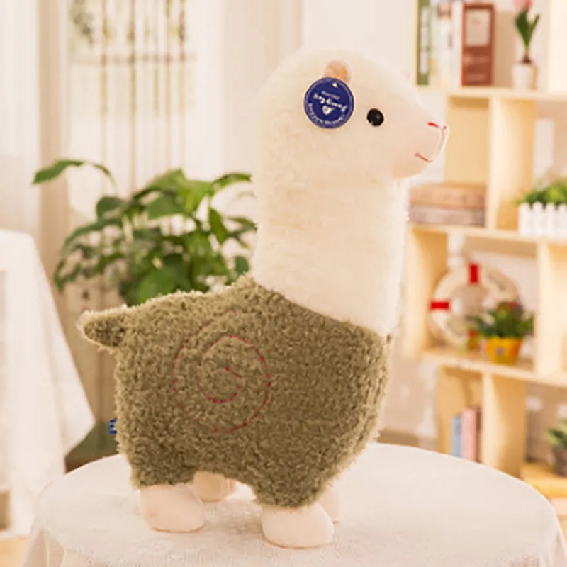 Adorable 25cm Alpaca Plush Toy - Soft Cotton Doll in 6 Colors