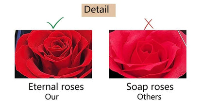 4-Leaf Clover Eternal Rose Jewelry Box with Necklace Gift