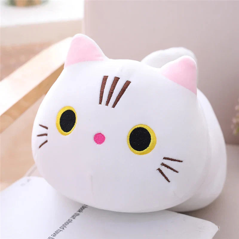 Huge Plush Animal Pillows - Adorable Cat, Piggy & Hamster Cushions