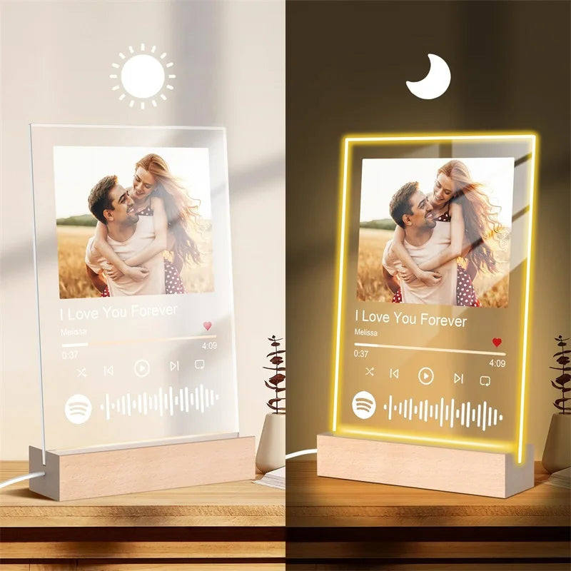 Custom Acrylic Music Photo Plaque