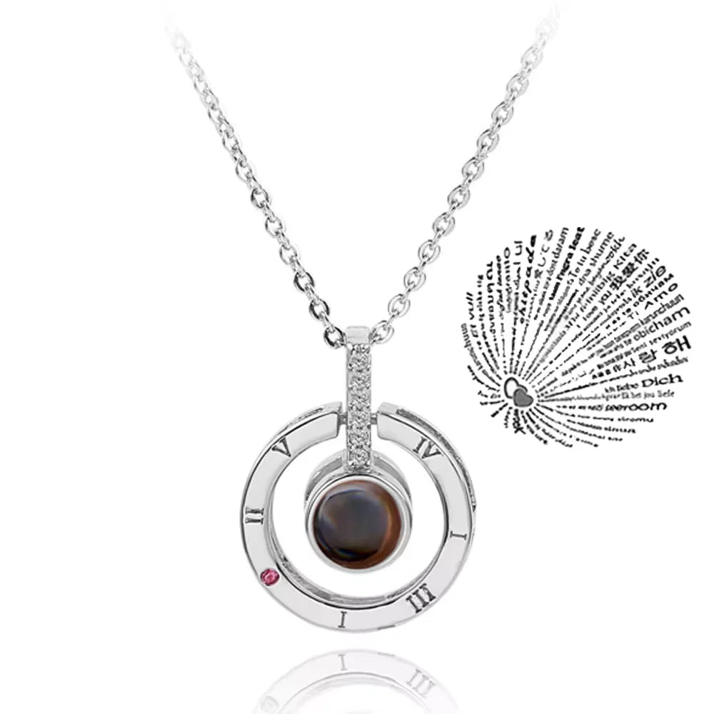 Couple Heart Necklace Symbol of Love